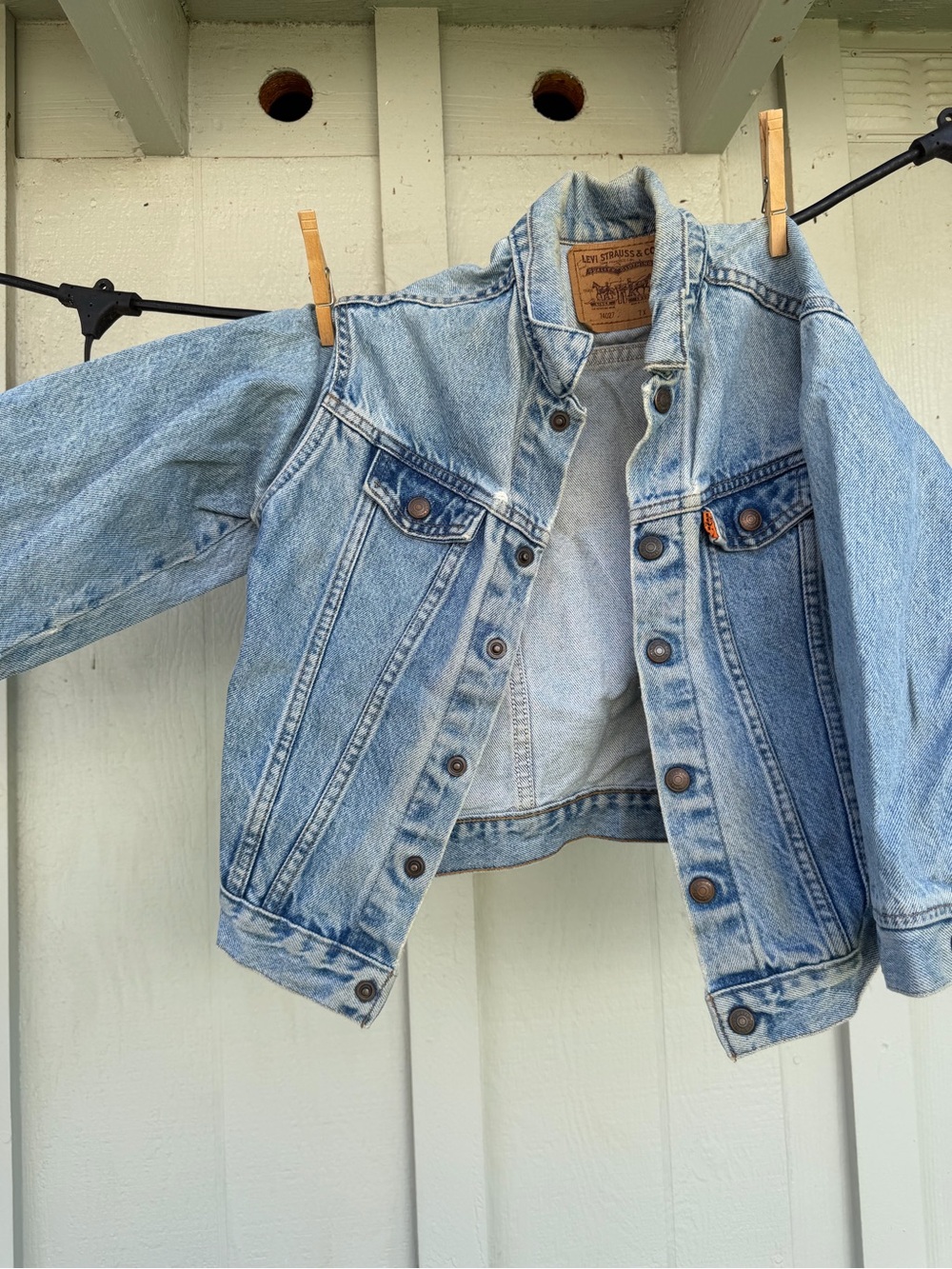 Levi's Light Blue Kids Denim Jacket with Button Front